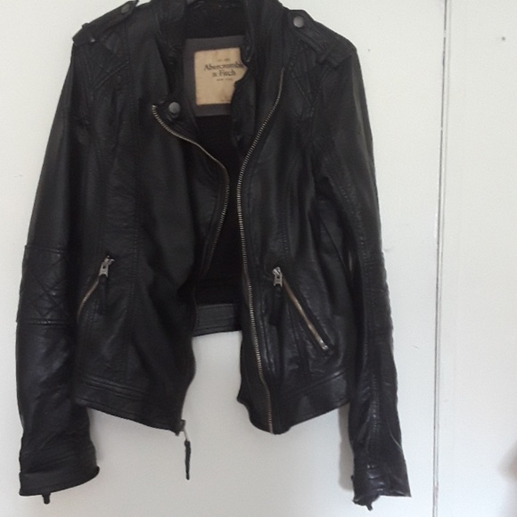 ABERCROMBIE AND FITCH Faux Leather Jacket - Picture 7 of 7